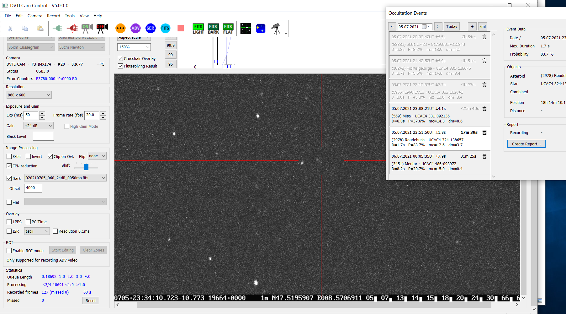 Control software interface